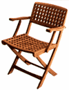 Wooden garden chair