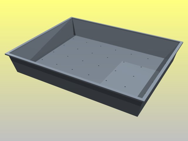 Plastic seed tray