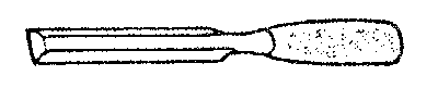 Chisel - bevel edged