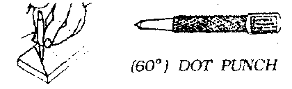 Using the dot punch