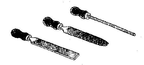 Types of files - han, half round, round