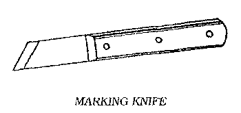 Marking knife