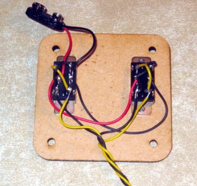 Reversing switches plus umbilical - photograph